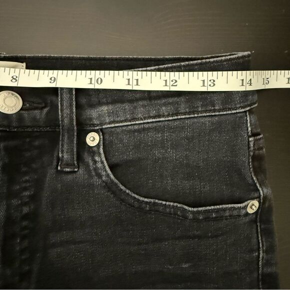 J Crew 9" High Rise Toothpick Jeans Womens Size 28 Dark Wash Denim Stretch - Picture 12 of 14